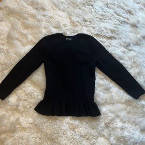 Black sweater.